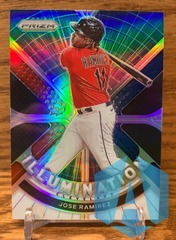 2021 Panini Prizm Illumination Prizm JOSE RAMIREZ #IL-15 INDIANS